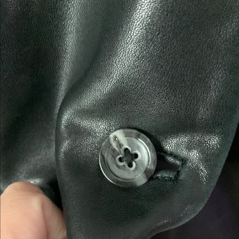 Banana Republic Classic Black Leather Jacket - Picture 5 of 5
